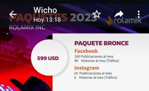 PAQUETE BRONCE-600